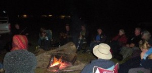 Campfire sessions at Quinty are very special events. 